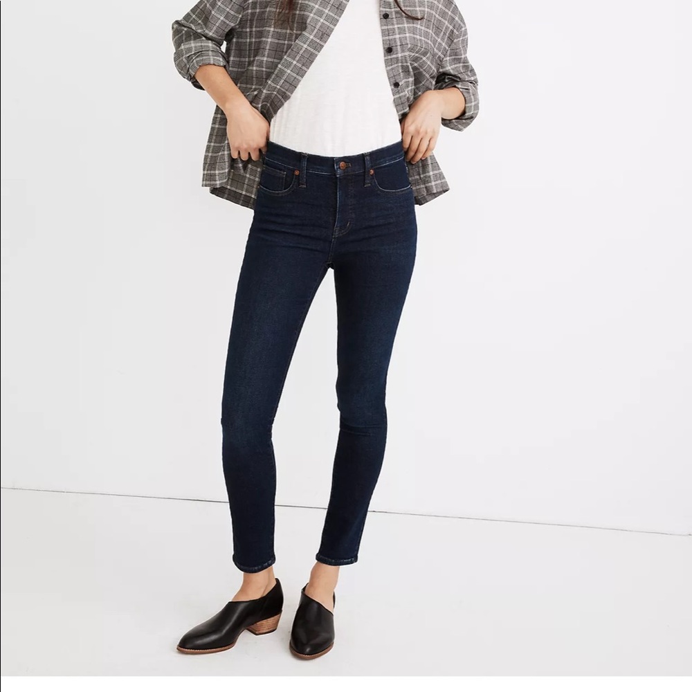 Madewell 9” rise skinny jean in orland wash